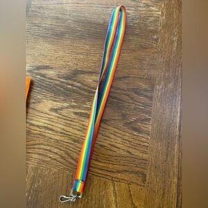 Rainbow lanyard